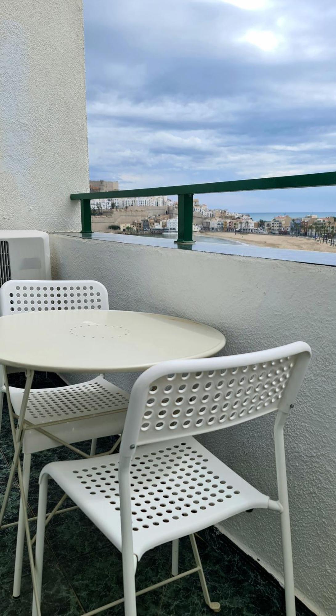 Apartamento Loft Primera Linea De Playa, Vistas Altas Mar Y Castillo Peniscola Ngoại thất bức ảnh